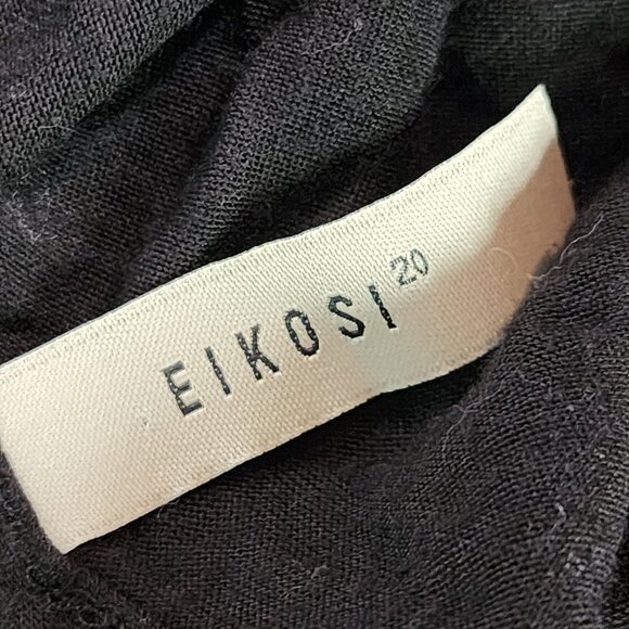 Eikosi Black Rayon Span Spaghetti Strap Tiered Poly Mesh Lace Cami Top Size 2XL - Picture 12 of 16